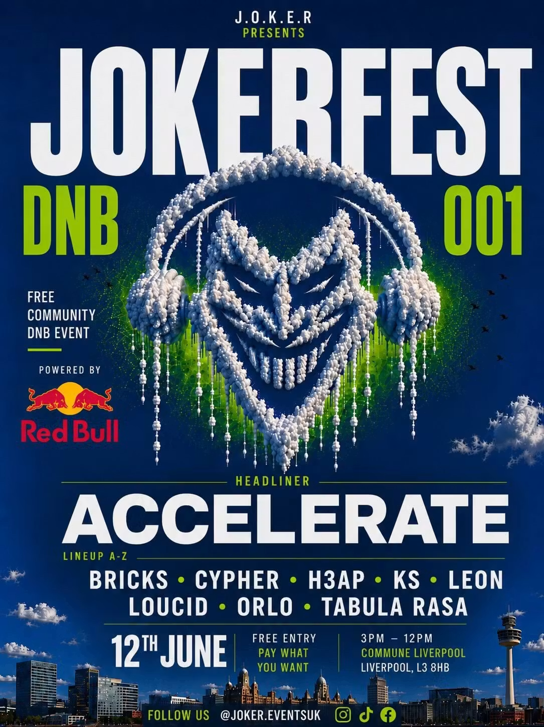 JOKERFEST 001 event artwork
