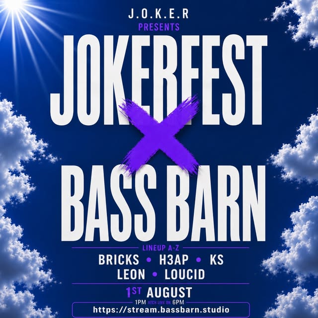 JOKERFEST × Bass Barn event artwork